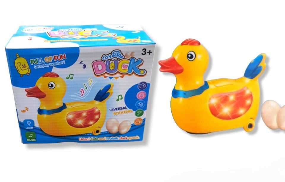 Sesli ışıklı hareketli civciv sarı