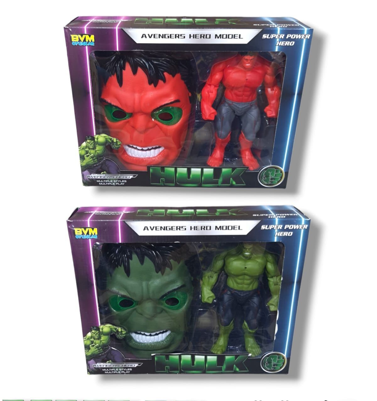 Maskeli Hulk mavi