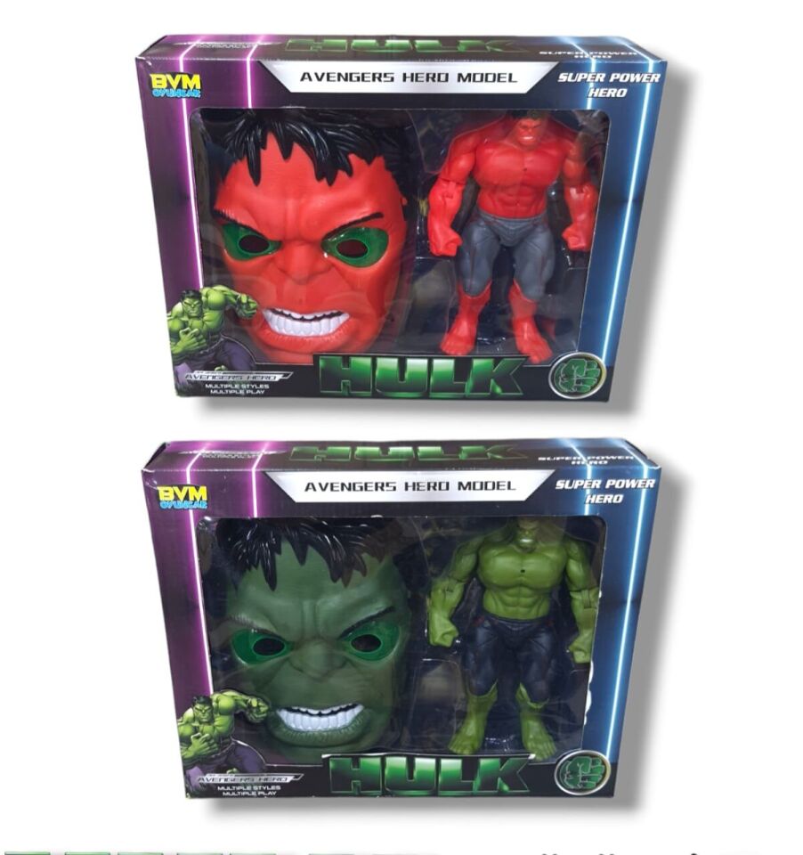 Maskeli Hulk mavi