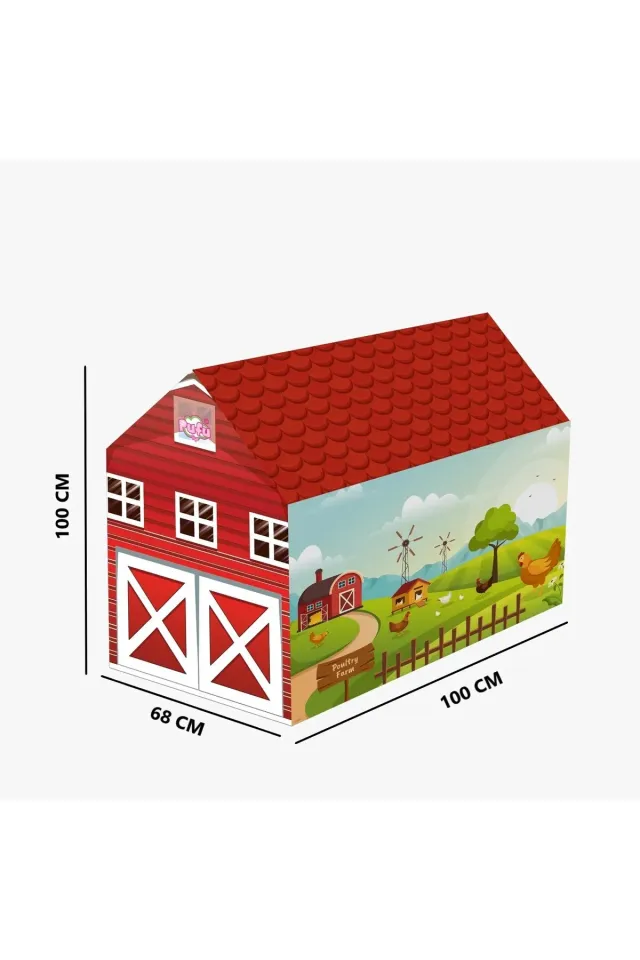 Pufu Toys Çiftlik Evi Oyun Çadırı 100x68cm