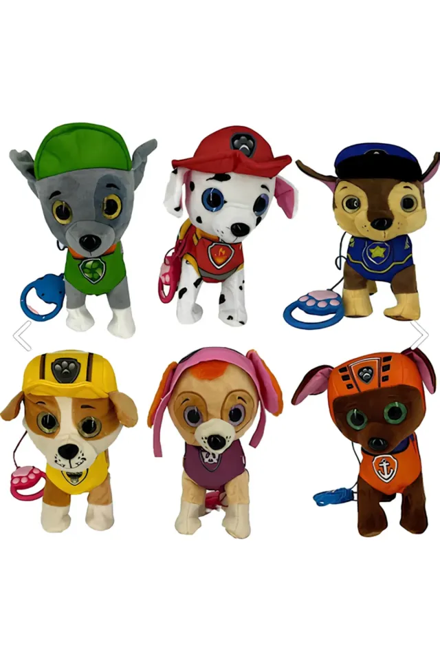 Paw Patrol Kumandalı Yürüyen Köpek Paw Petrol Chase Yürüyen Pilli Figür Köpek