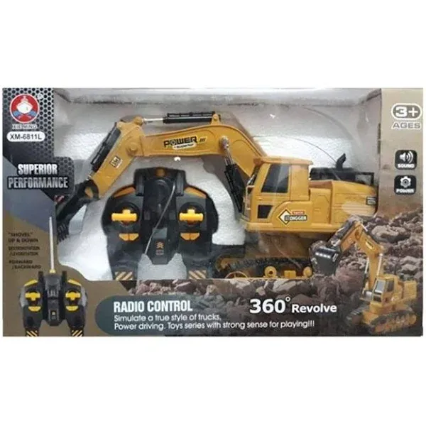 Mega Truck Power Superior Xm-6811L iş Makinesi Kumandalı Sesli Pilli