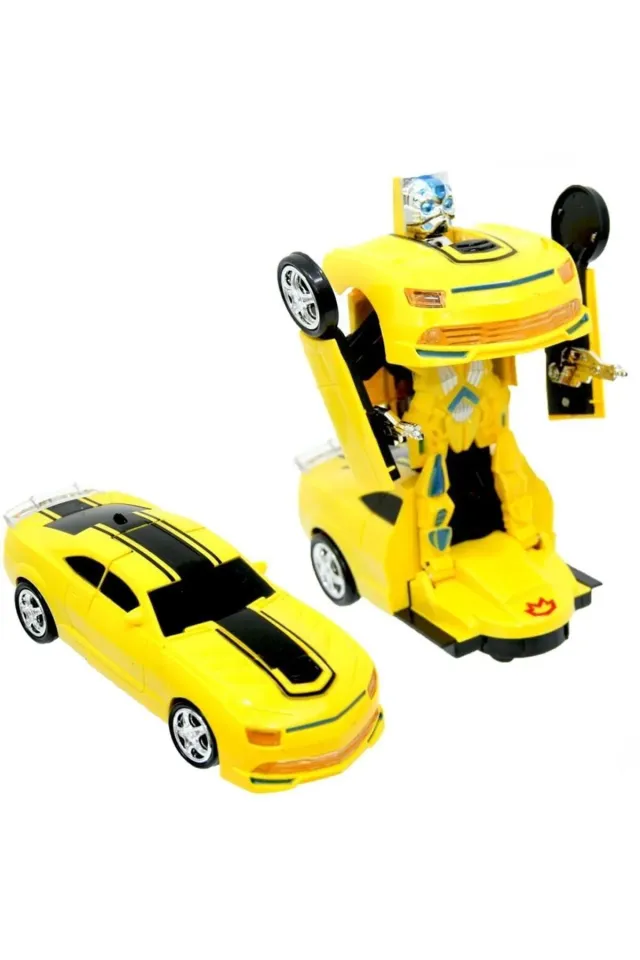 Transformers Sports Car Pilli Robota Dönüşen Araba