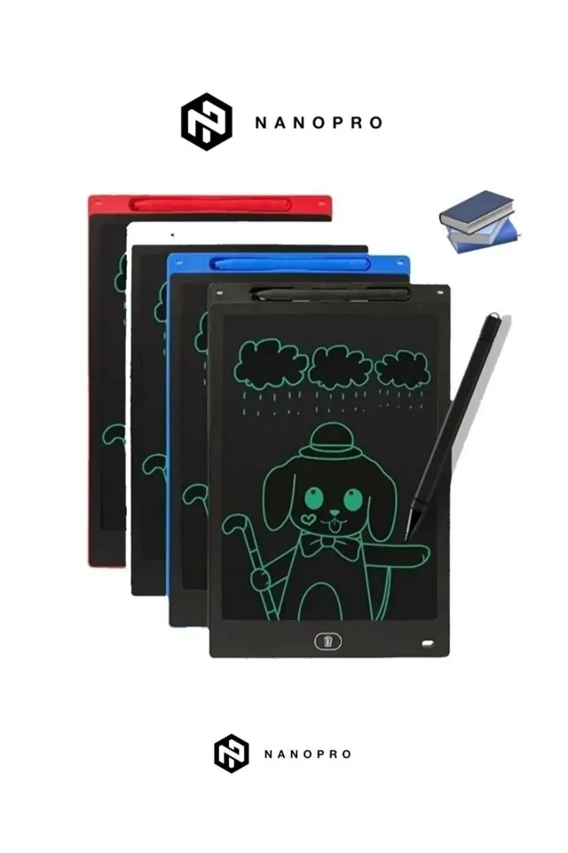 Tablet Lcd 8.5 Inç Dijital Kalemli Çizim Yazı Tahtası Grafik Not Yazma Eğitim Tableti