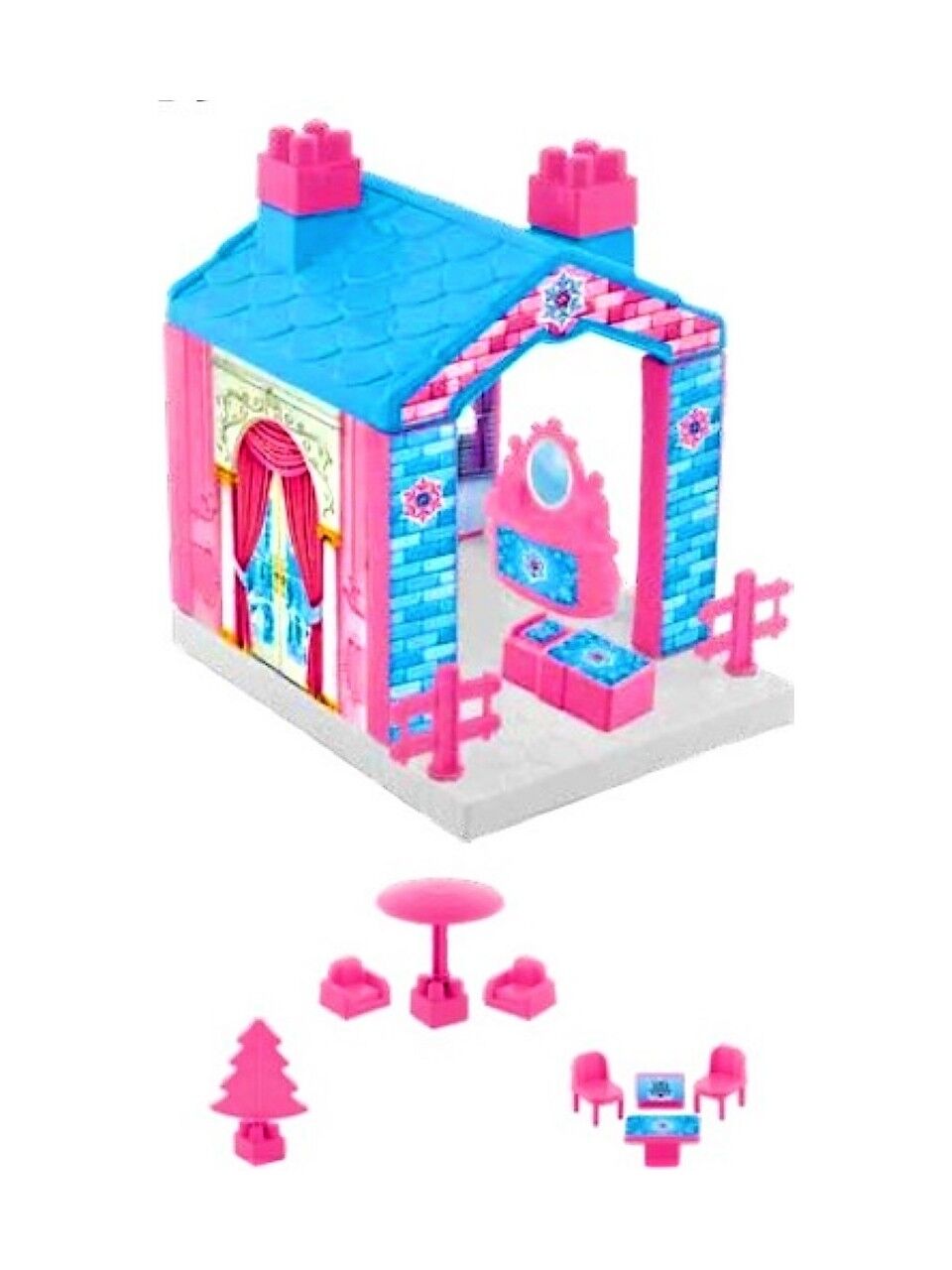 Ketsan Pretty Princess Tek Katlı Oyuncak Puzzle Ev 36 Parça Kutulu