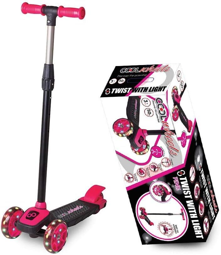 Furkan Toys Cool Wheels Twist Scooter Pembe