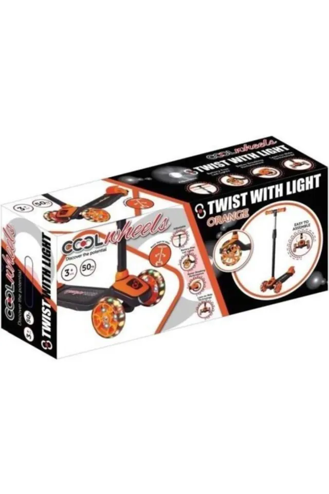 Furkan Toys Cool Wheels Twist Scooter Turuncu