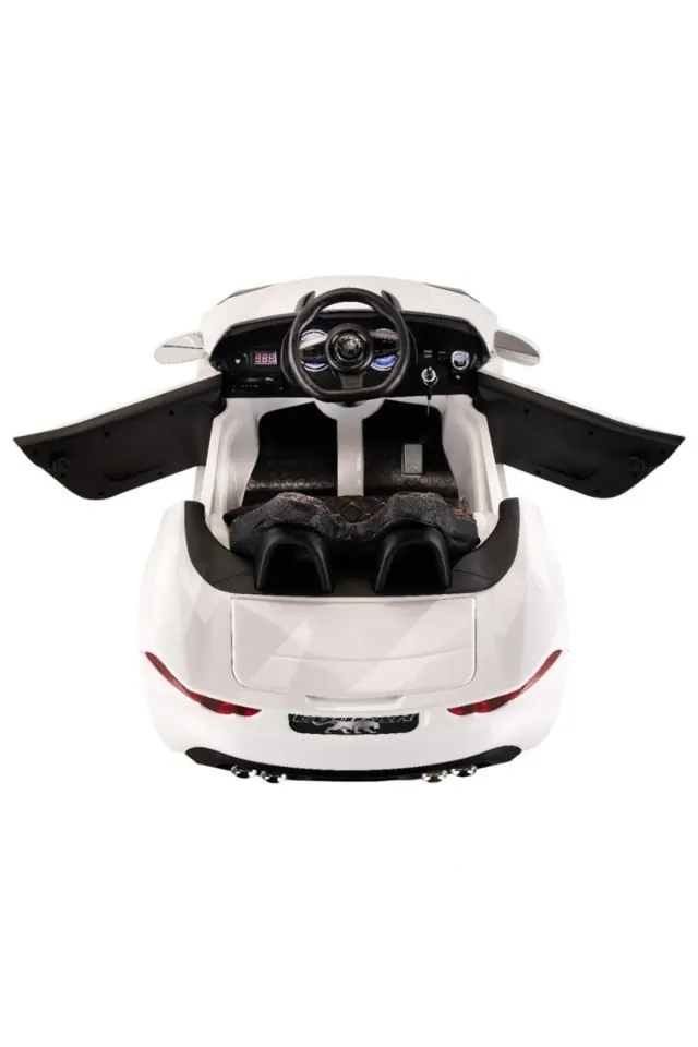 BabyHope 442 Cougar Akülü Araba 12V Beyaz