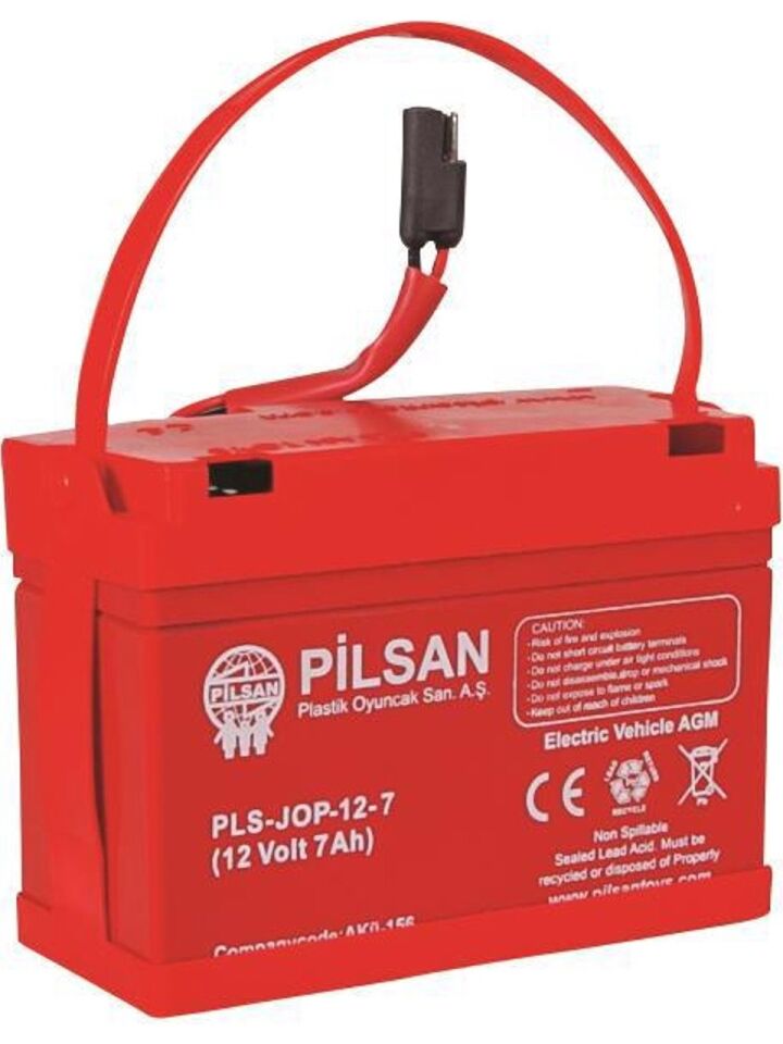 Pilsan Pilsan 12 Volt 7 Amper Akü Kısa Kablo Pilsan 12V 7AH